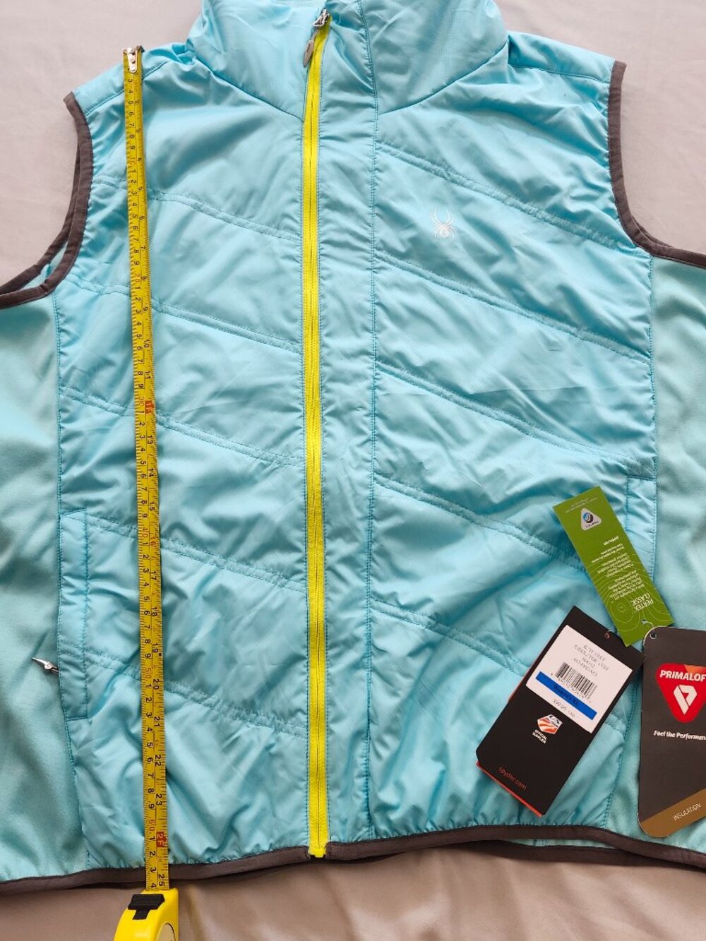 Spyder Insulator Vest - seaform blue - NWT